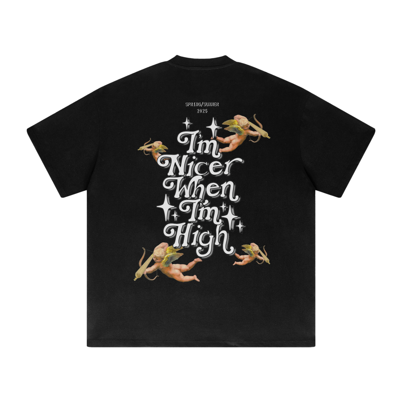 Mona Lisa X WeShouldBeThisHigh - "Im Nicer When Im High" T-Shirt (Limited Edition)